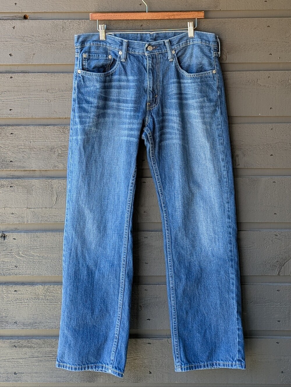 Levi's 559 Relaxed Straight Leg Jeans Size W34 L30 100% Cotton